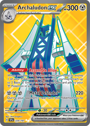 Archaludon ex - Surging Sparks (Ultra Rare) [SSP-224]
