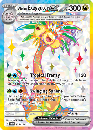 Alolan Exeggutor ex - Surging Sparks (Ultra Rare) [SSP-225]