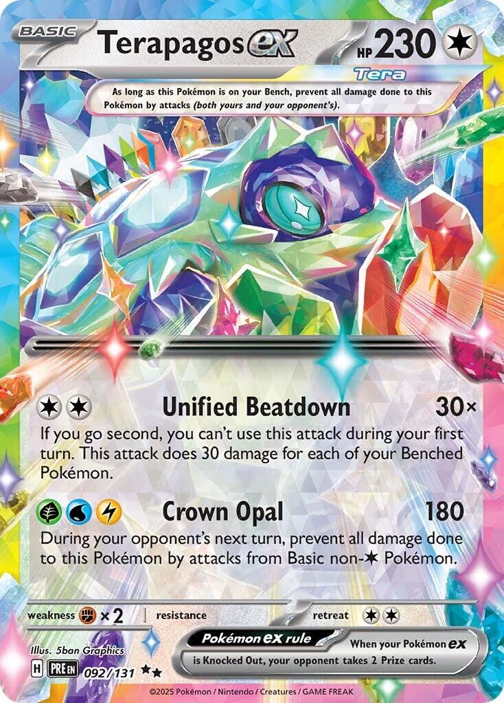 Terapagos ex - Prismatic Evolutions (Double Rare) [PRE-092]