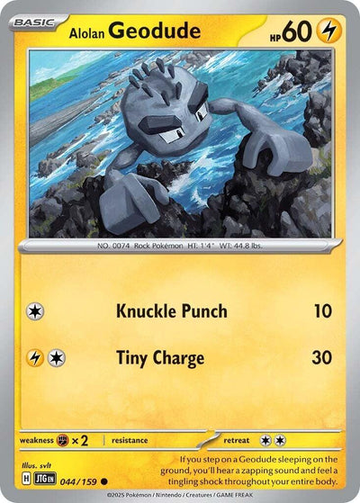 Alolan Geodude - Journey Together (Common) [JTG-044]
