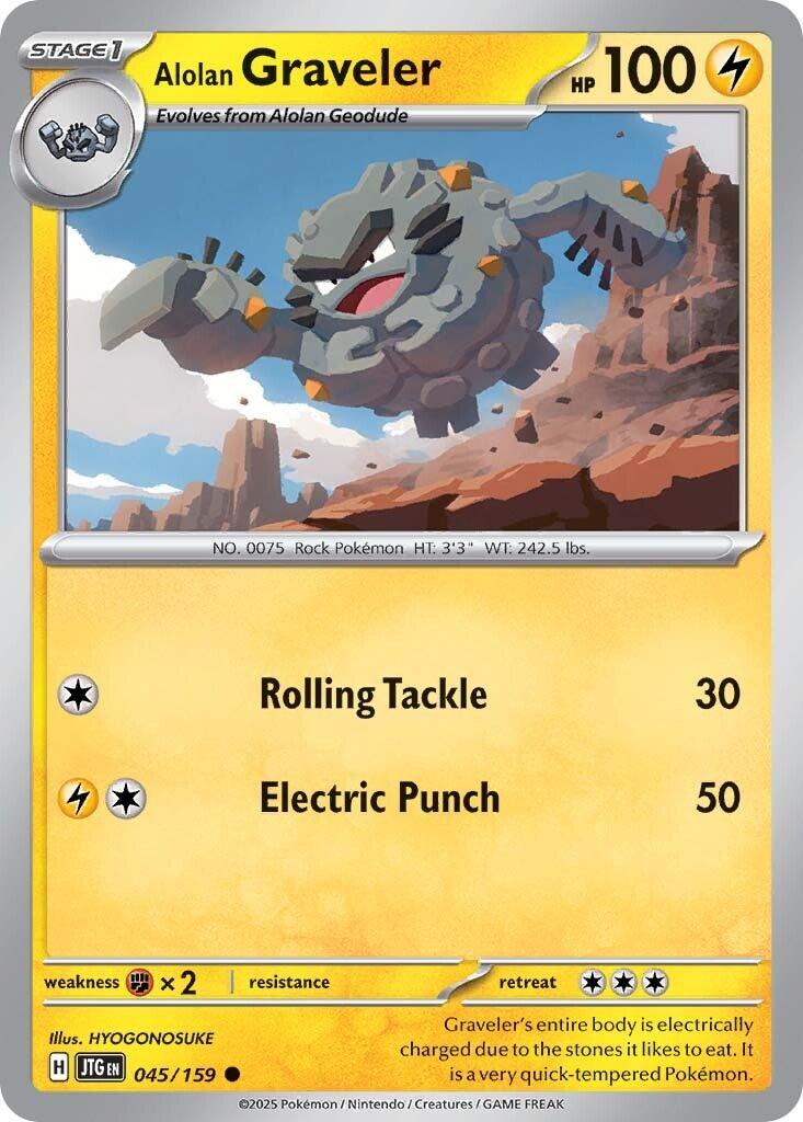 Alolan Graveler - Journey Together (Common) [JTG-045]