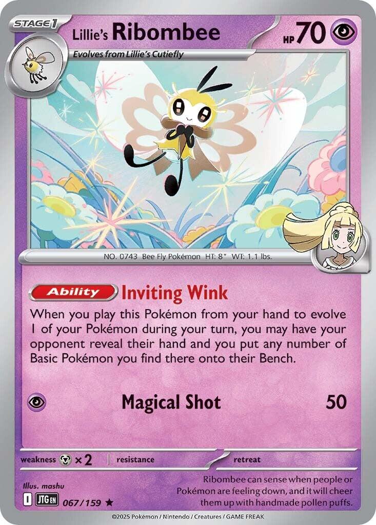 Lillie's Ribombee - Journey Together (Rare) [JTG-067]
