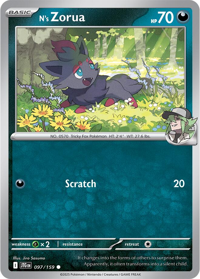 N's Zorua - Journey Together (Common) [JTG-097]