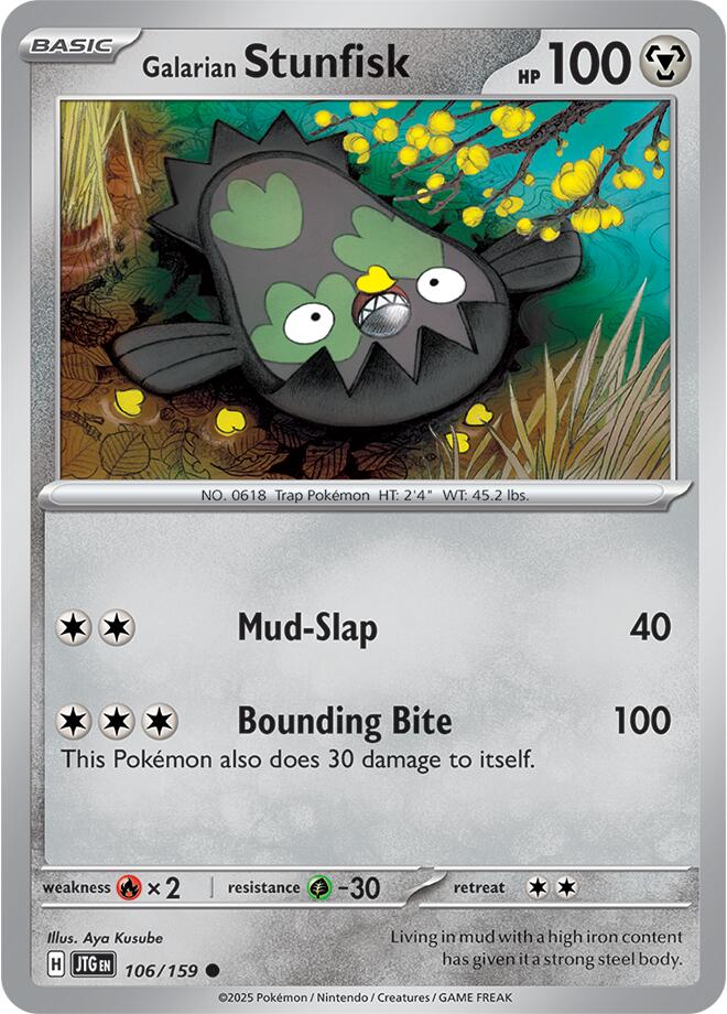 Galarian Stunfisk - Journey Together (Common) [JTG-106]