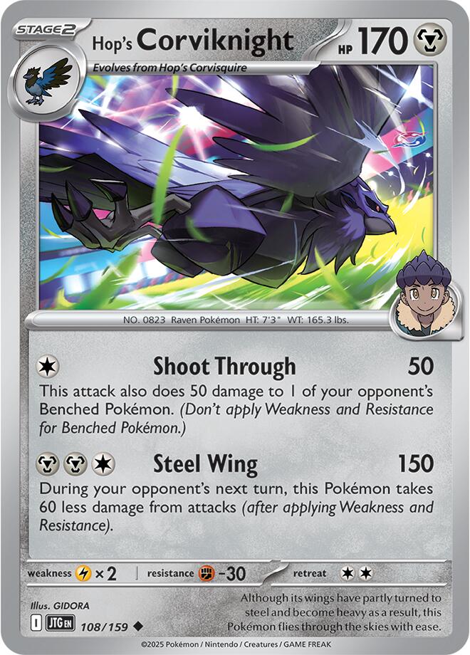 Hop's Corviknight - Journey Together (Uncommon) [JTG-108]
