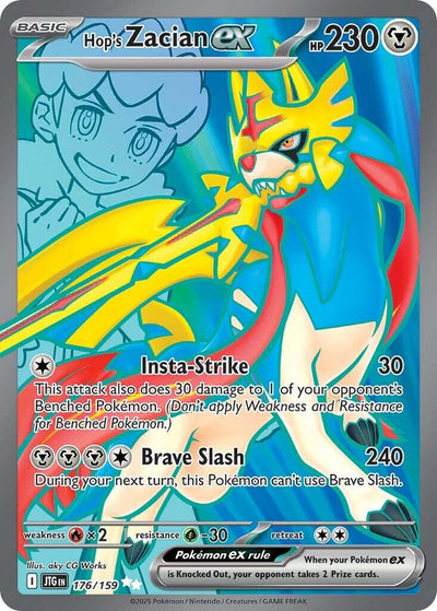 Hop's Zacian ex - Journey Together (Ultra Rare) [JTG-176]