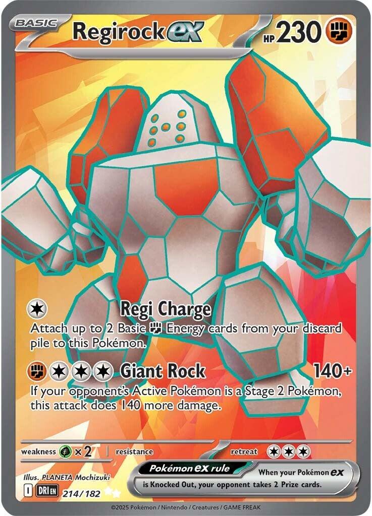 Regirock ex - Destined Rivals (Ultra Rare) [DRI-214]