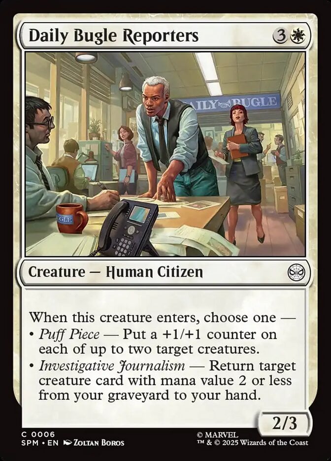 Daily Bugle Reporters - Marvel's Spider-Man (Common) [SPM-6]