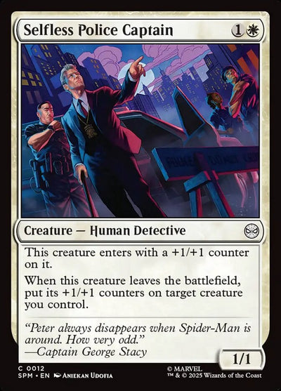 Selfless Police Captain - Marvel's Spider-Man (Common) [SPM-12]