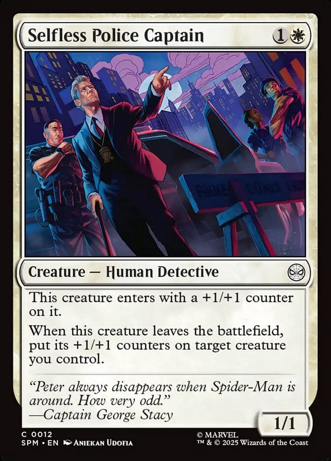 Selfless Police Captain - Marvel's Spider-Man (Common) [SPM-12]