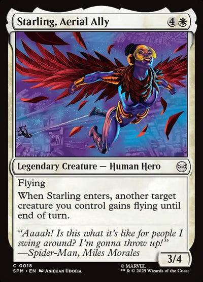 Starling, Aerial Ally - Marvel's Spider-Man (Common) [SPM-18]
