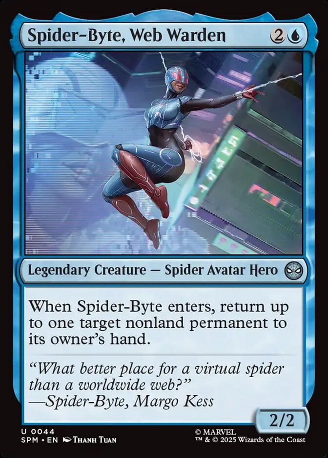 Spider-Byte, Web Warden - Marvel's Spider-Man (Uncommon) [SPM-44]
