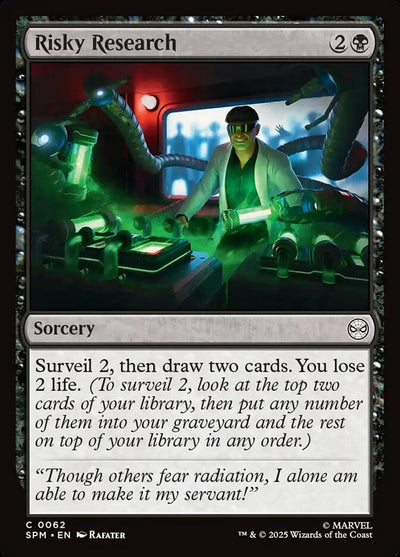 Risky Research - Marvel's Spider-Man (Common) [SPM-62]