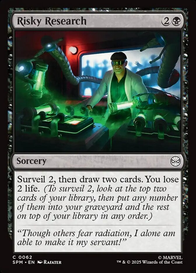 Risky Research - Marvel's Spider-Man (Common) [SPM-62]