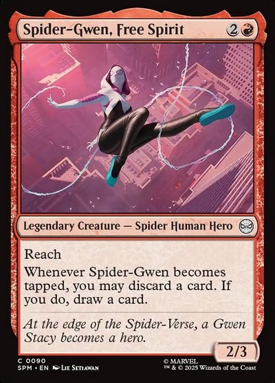 Spider-Gwen, Free Spirit - Marvel's Spider-Man (Common) [SPM-90]