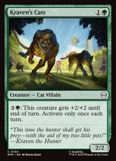 Kraven's Cats - Marvel's Spider-Man (Common) [SPM-104]