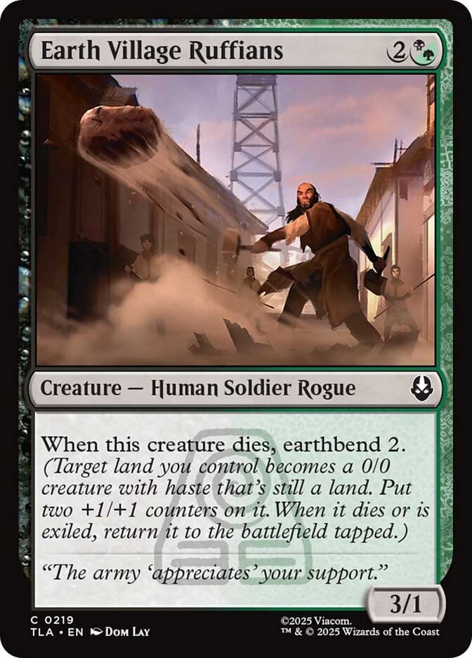 Earth Village Ruffians - Avatar: The Last Airbender (Common) [TLA-219]