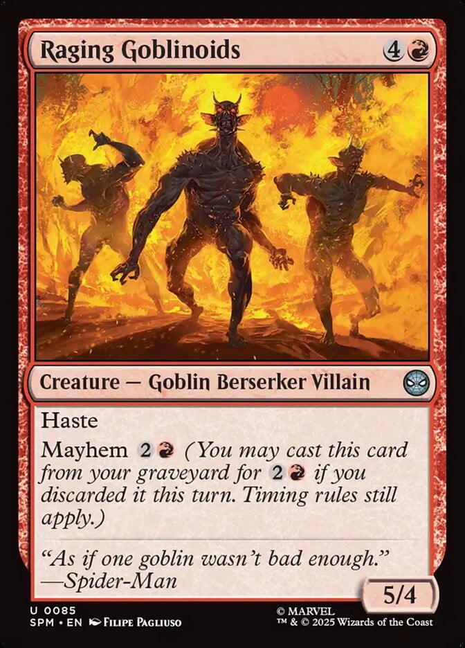 Raging Goblinoids - Marvel's Spider-Man (Uncommon) [SPM-85]