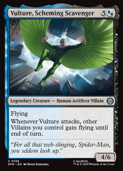 Vulture, Scheming Scavenger - Marvel's Spider-Man (Uncommon) [SPM-158]