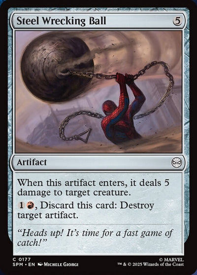 Steel Wrecking Ball - Marvel's Spider-Man (Common) [SPM-177]
