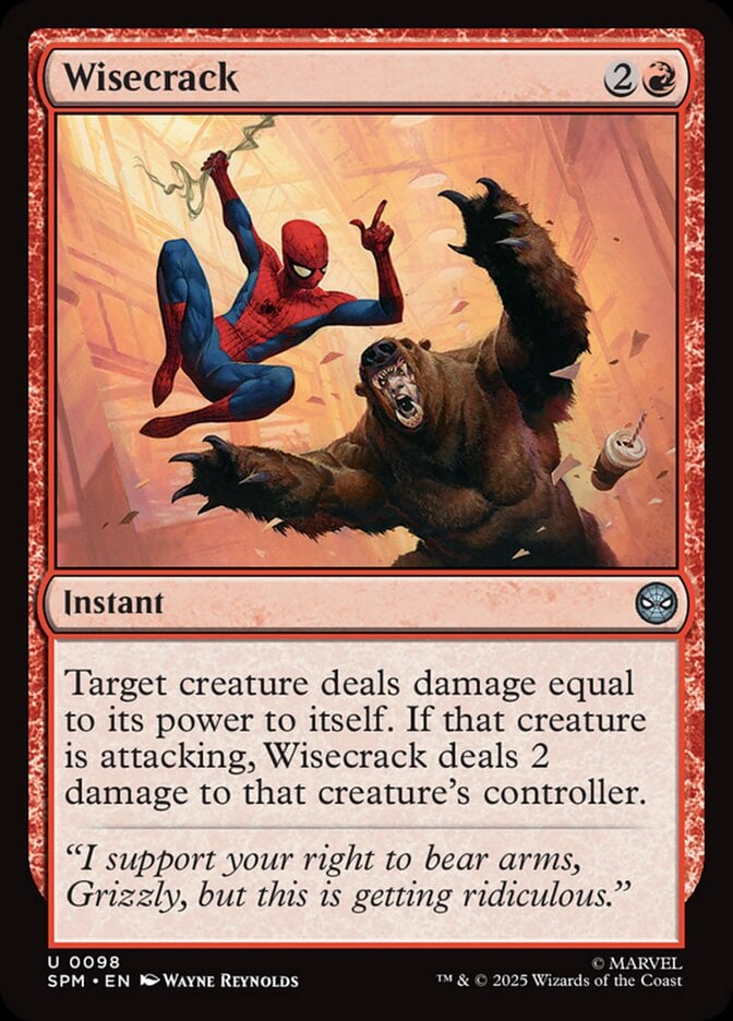 Wisecrack - Marvel's Spider-Man (Uncommon) [SPM-98]