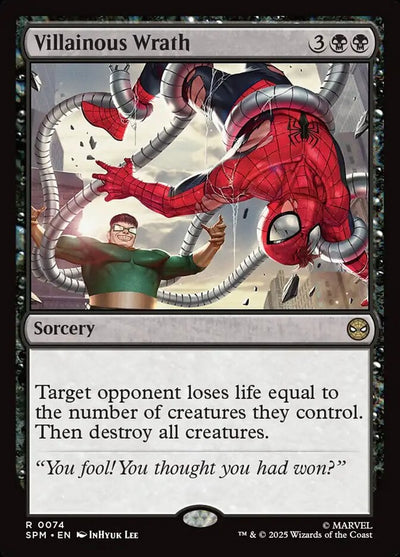Villainous Wrath - Marvel's Spider-Man (Rare) [SPM-74]
