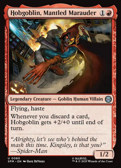 Hobgoblin, Mantled Marauder - Marvel's Spider-Man (Uncommon) [SPM-80]