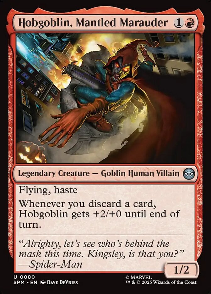 Hobgoblin, Mantled Marauder - Marvel's Spider-Man (Uncommon) [SPM-80]