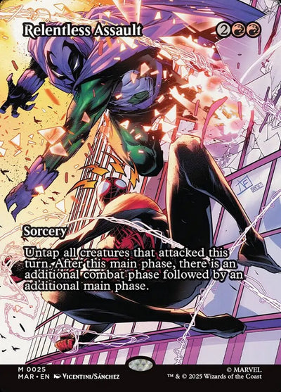 Relentless Assault - Marvel's Spider-Man: Source Material Cards (Mythic) [MAR-25]