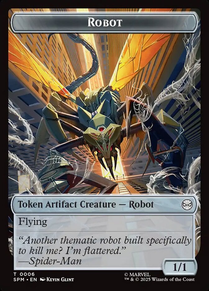 Robot Token (A 1/1) // Food Token - Marvel's Spider-Man: Tokens (Token) [TSPM-T 6/5]