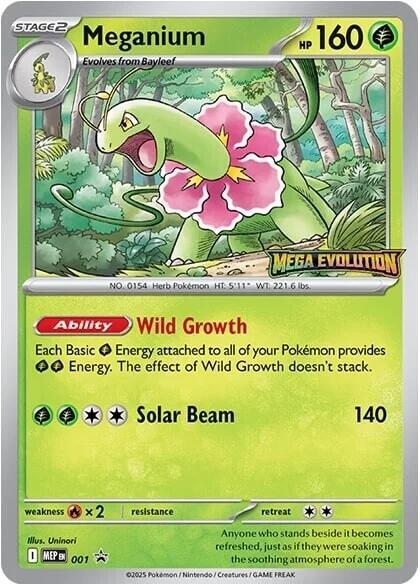 Meganium - MEP Black Star Promos (Promo) [MEP-001]