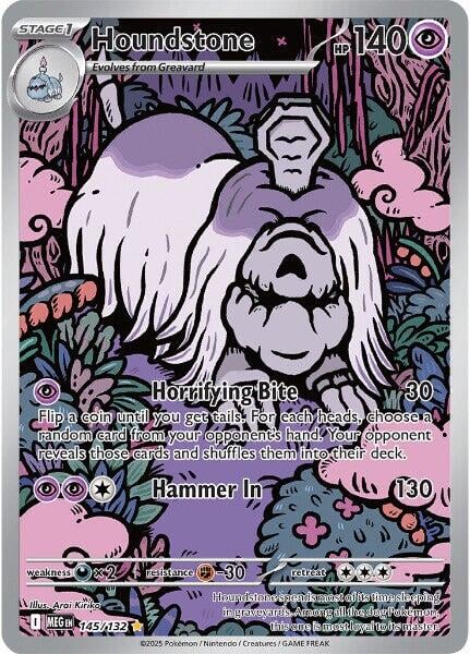 Houndstone - Mega Evolution (Illustration Rare) [MEG-145]