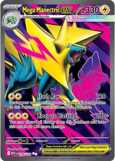 Mega Manectric ex - Mega Evolution (Ultra Rare) [MEG-158]