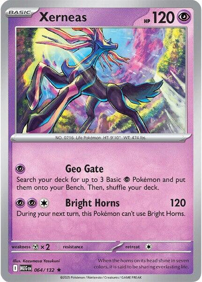 Xerneas - Mega Evolution: Additionals (Rare) [xMEG-064]