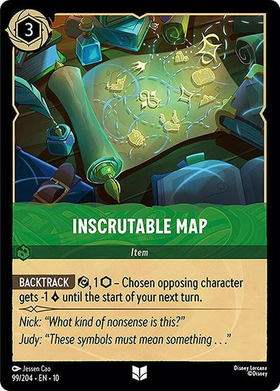 Inscrutable Map - Whispers in the Well (Uncommon) [10WHI-099]