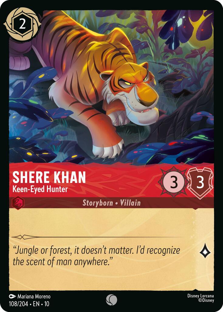 Shere Khan - Keen-Eyed Hunter - Whispers in the Well (Common) [10WHI-108]