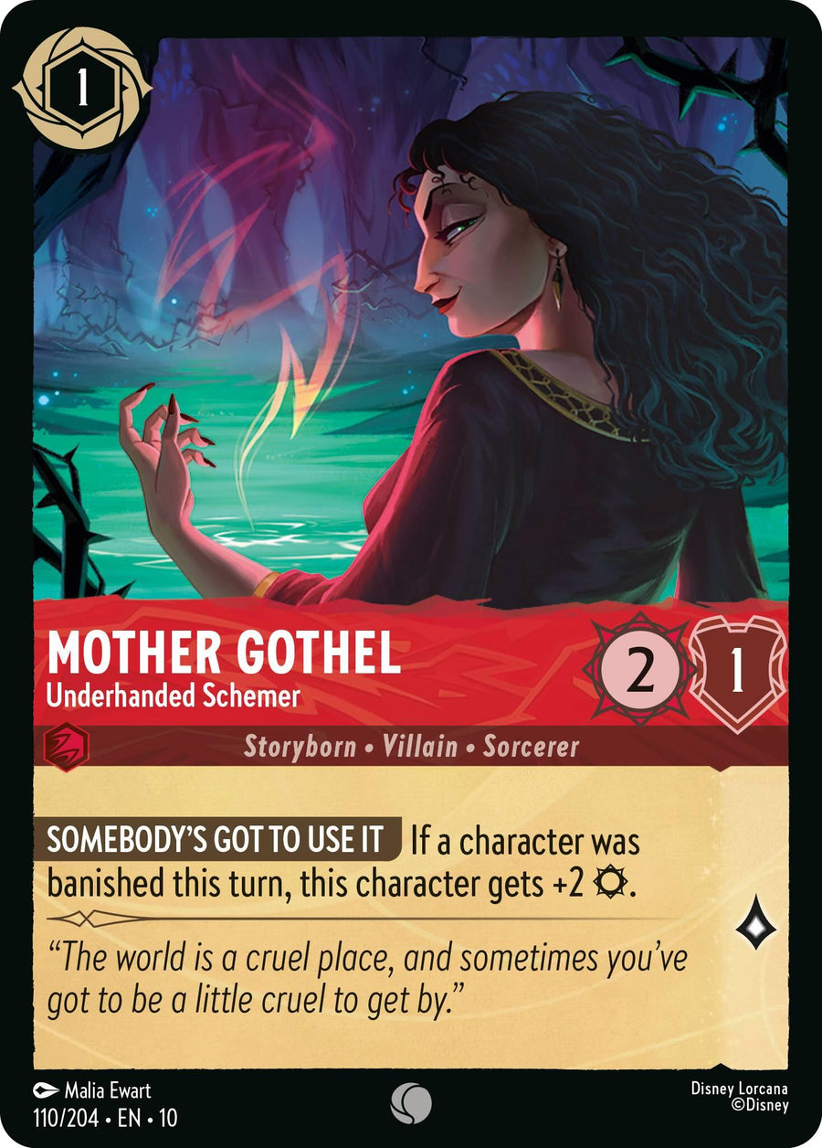 Mother Gothel - Underhanded Schemer - Whispers in the Well (Common) [10WHI-110]