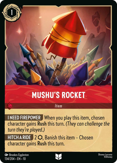 Mushu's Rocket - Whispers in the Well (Uncommon) [10WHI-134]