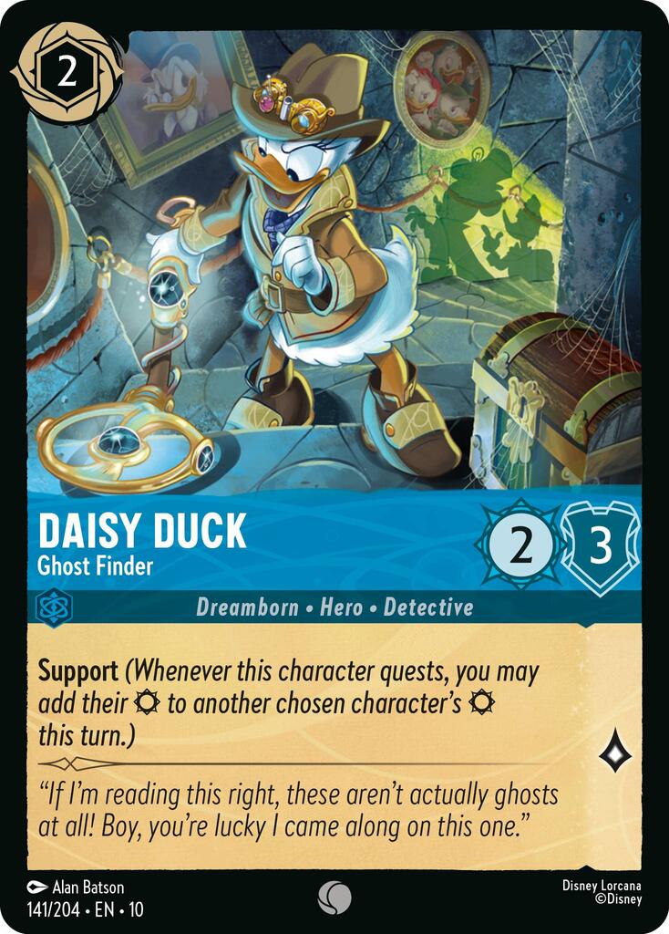 Daisy Duck - Ghost Finder (V.1) - Whispers in the Well (Common) [10WHI-141]