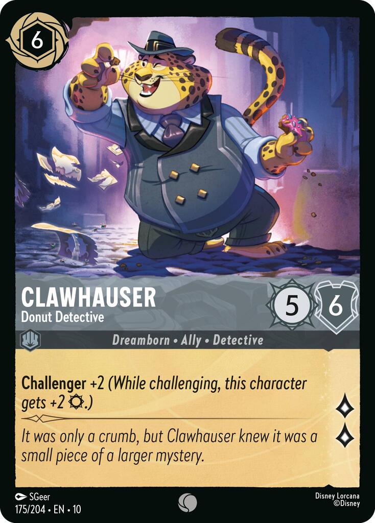 Clawhauser - Donut Detective - Whispers in the Well (Common) [10WHI-175]