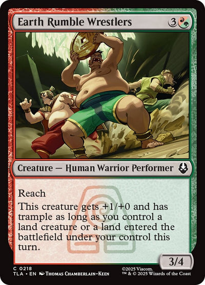 Earth Rumble Wrestlers - Avatar: The Last Airbender (Common) [TLA-218]