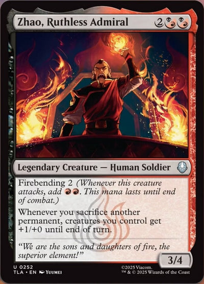 Zhao, Ruthless Admiral - Avatar: The Last Airbender (Uncommon) [TLA-252]