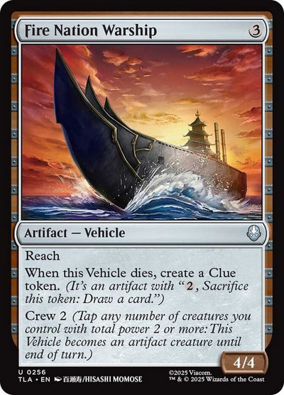 Fire Nation Warship - Avatar: The Last Airbender (Uncommon) [TLA-256]
