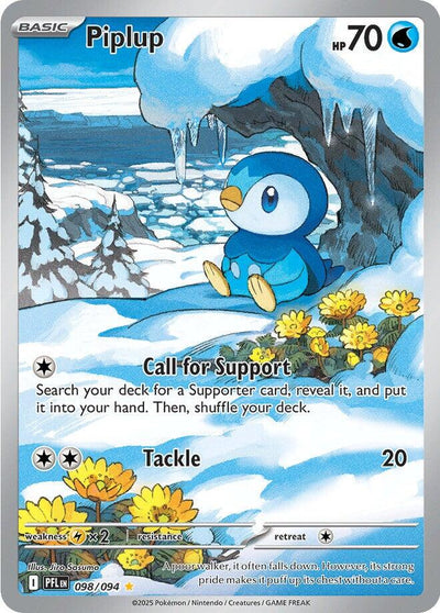 Piplup - Phantasmal Flames (Illustration Rare) [PFL-098]