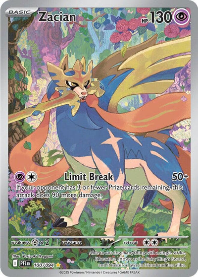 Zacian - Phantasmal Flames (Illustration Rare) [PFL-100]