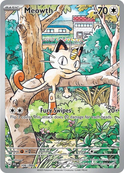 Meowth - Phantasmal Flames (Illustration Rare) [PFL-106]