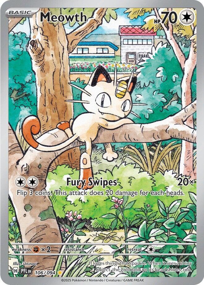 Meowth - Phantasmal Flames (Illustration Rare) [PFL-106]
