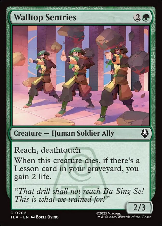 Walltop Sentries - Avatar: The Last Airbender (Common) [TLA-202]
