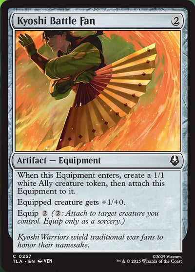 Kyoshi Battle Fan - Avatar: The Last Airbender (Common) [TLA-257]