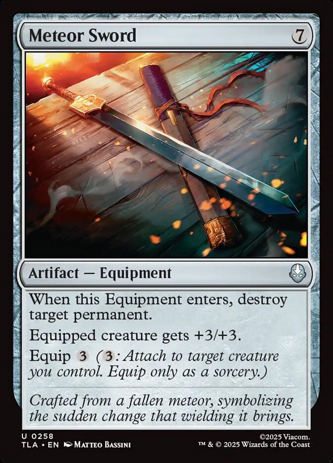 Meteor Sword - Avatar: The Last Airbender (Uncommon) [TLA-258]
